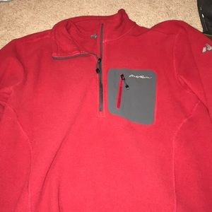 Men’s Eddie Bauer half zip pullover